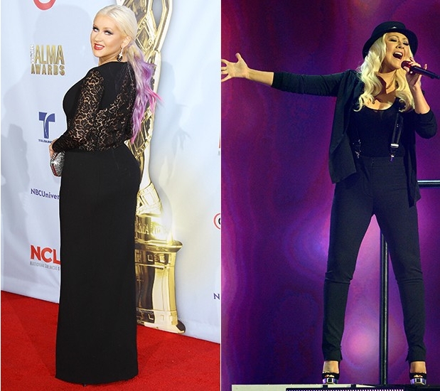 Christina Aguilera perde 10 kg e aparece mais magra em coletiva do ‘The Voice’